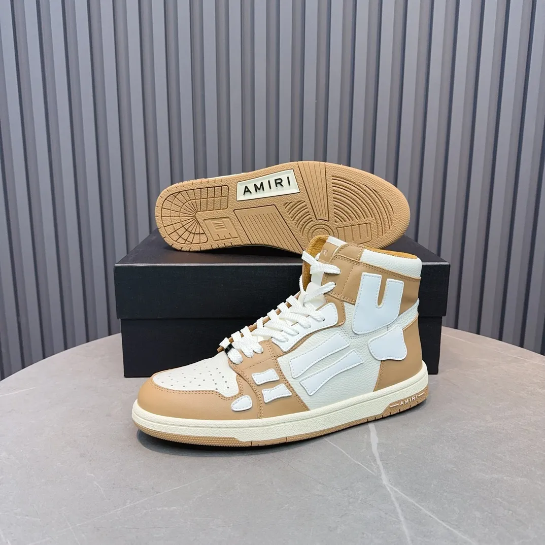 Men's shoes💰620💰 AMIRI AMIRI trendy brand hot sale🔥 Available all year round✅Couples💑 Official website synchronization Imported fabrics 1⃣️ratio 1⃣️Re-engraved, original factory special original sole, 35-45 (38.45. Non-refundable)